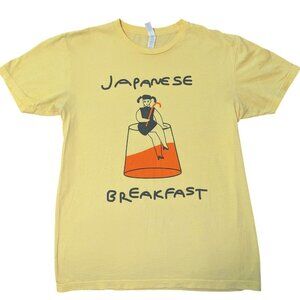 Japanese Breakfast T Shirt Tee Shirt T-Shirt Yellow Size Small Music Concert